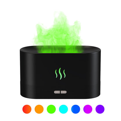 Air Humidifier with Flame Light