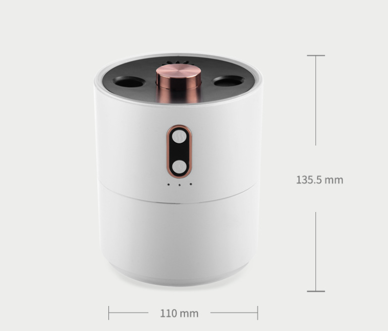 Air Humidifier with Volcanic Flame