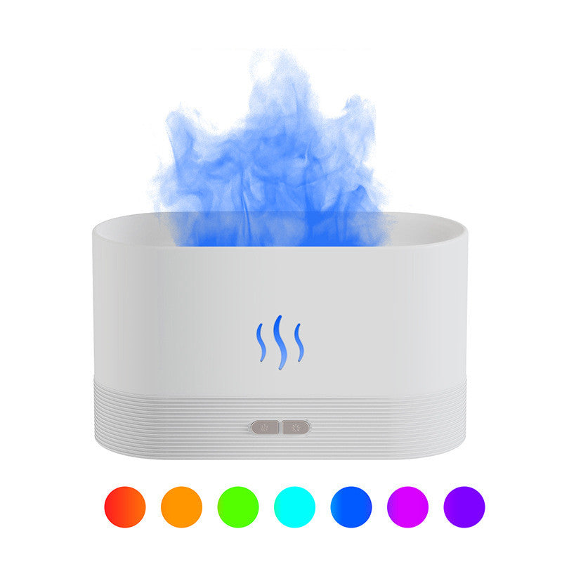 Air Humidifier with Flame Light