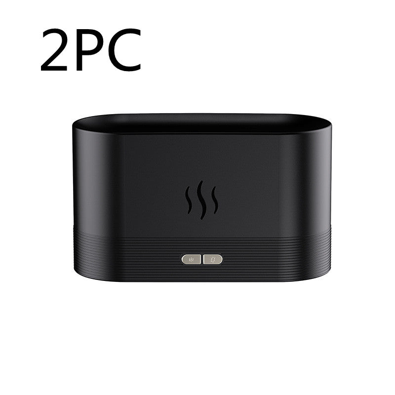 Air Humidifier with Flame Light